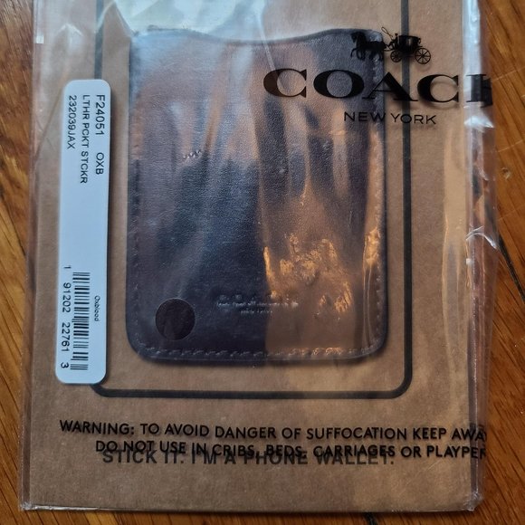Rare Find … New — Coach Cell Phone Card Case (Unisex) - Picture 2 of 8